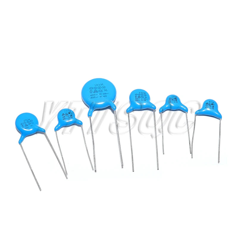 20PCS Safety Capacitor Y1 Y2 Y X1 470PF 1000PF 1NF 2.2NF 4.7NF 10NF 250VAC 400VAC 102M 103M 471M 222M 472M