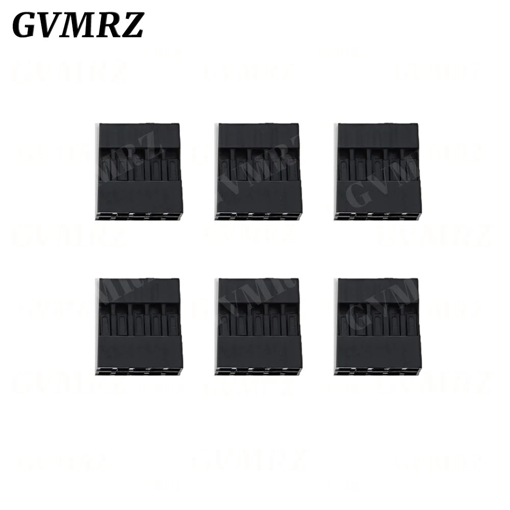 100PCS Dupont Plastic Shell Plug 2.54mm Single Row Dupont Connector 1P/2P/3P/4P/5P/6P/7P/8P/9P/10P Housing