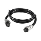 GX20 2 Side Female Plug Electrical Aviation Connector M20 2 3 4 5 6 7 8 9 10 12 14 15 Pin 1m 2m 3M Extension Cable customizable