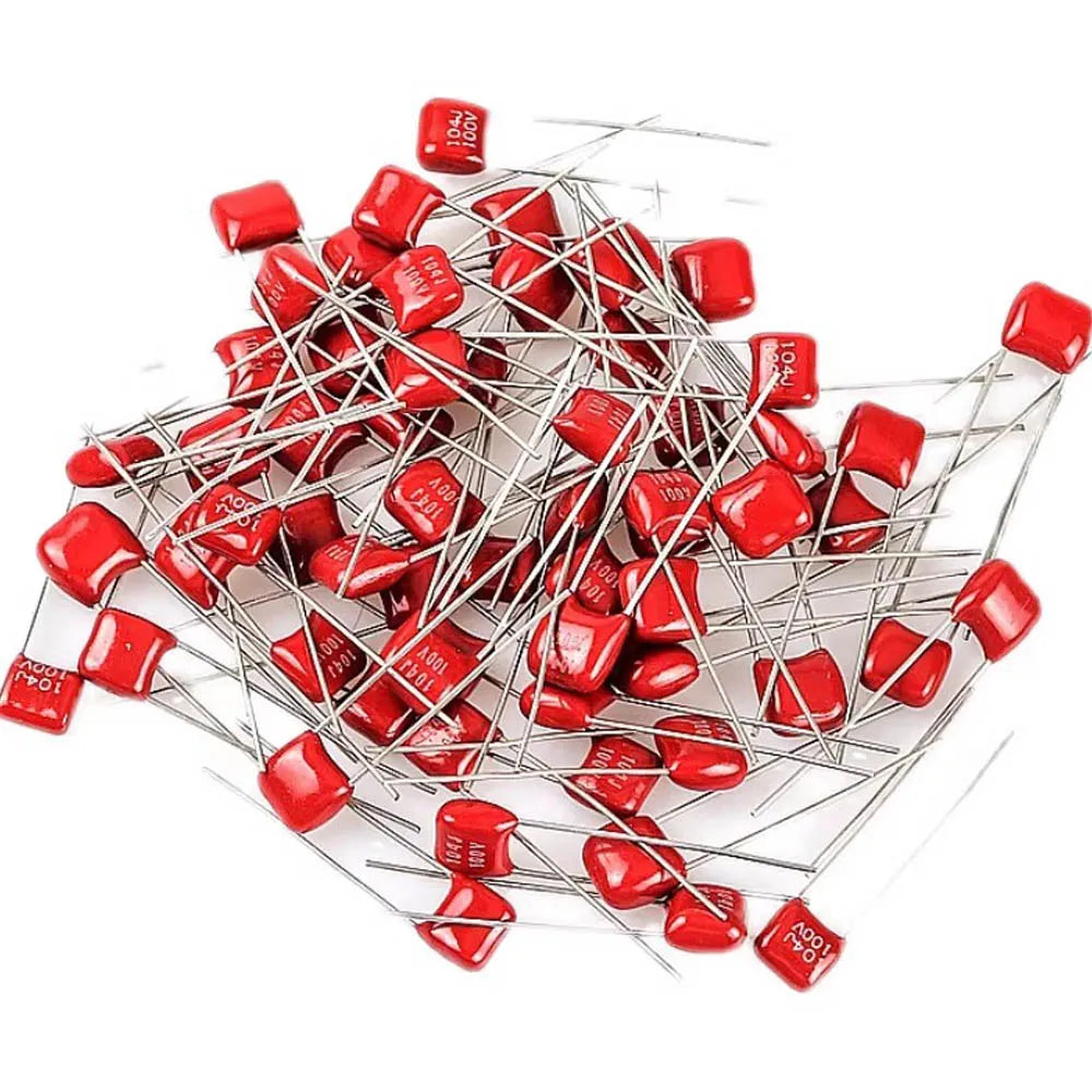 100pcs/lot 10nF~470nF Metallized Polyester Film Capacitors Assortment Kit High precision and stability samples CBB capacitor set