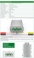 UENPO12V to 48V28V24V36V50A60A Boost Module 9-35V to 36V DC Power Converter Inverter Transformer