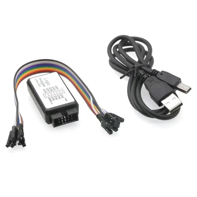 PHKJ 1PCS USB Logic Analyzer Microcontroller for ARM FPGA Debugger 24M Samples 8 Channels