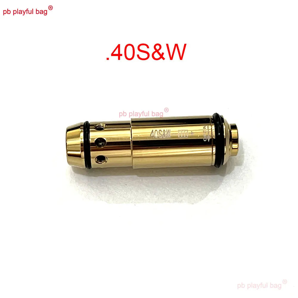 Outdoor Sports Tactical Red Laser Cartridge Bore Sighter .223Rem 40S&W 45ACP 9mm Training 2MW Laser Bullet Toy Accessories QG542