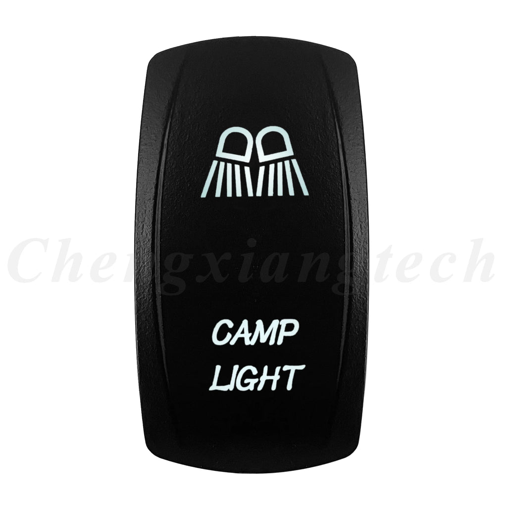 Marine 12V 24V White Led On Off Rocker Switch 5Pin SPST Momentary Switch DPDT ON OFF ON 3-Way for Car Boat Carling 4X4 Narva