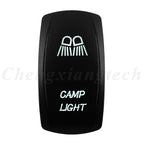 Marine 12V 24V White Led On Off Rocker Switch 5Pin SPST Momentary Switch DPDT ON OFF ON 3-Way for Car Boat Carling 4X4 Narva
