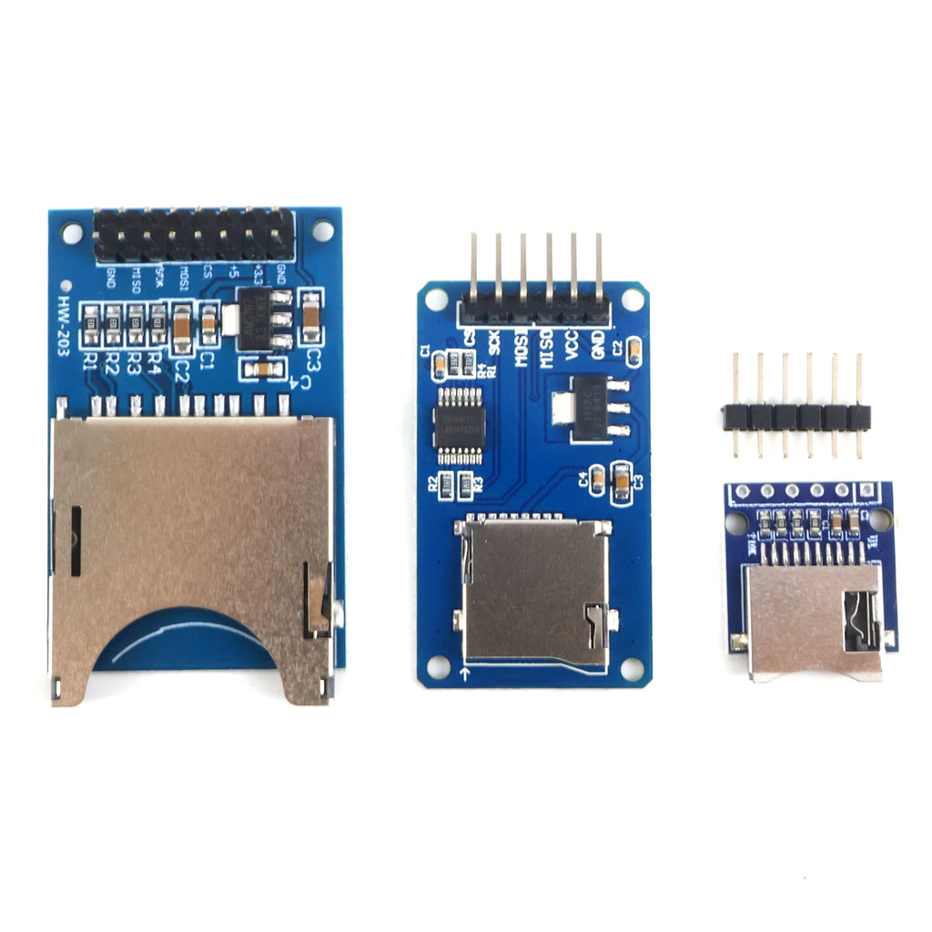 Micro SD TF SD MINI SD Card Reader Module 3.3V 5V SPI Interface with Level Shifter for Arduino ESP32 Raspberry Pi Data Logger