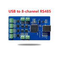 USB to 8-Channel RS485 UART Adapter Board with High-Speed CH348L Controller Chip