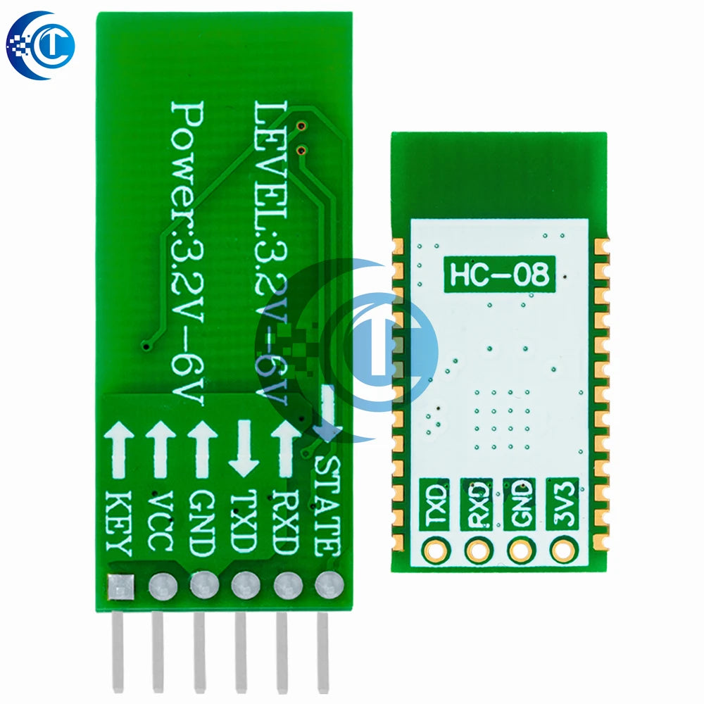 1PCS HC-08 Low-Power Bluetooth Module – BLE 4.0 UART Serial Port for Arduino Projects