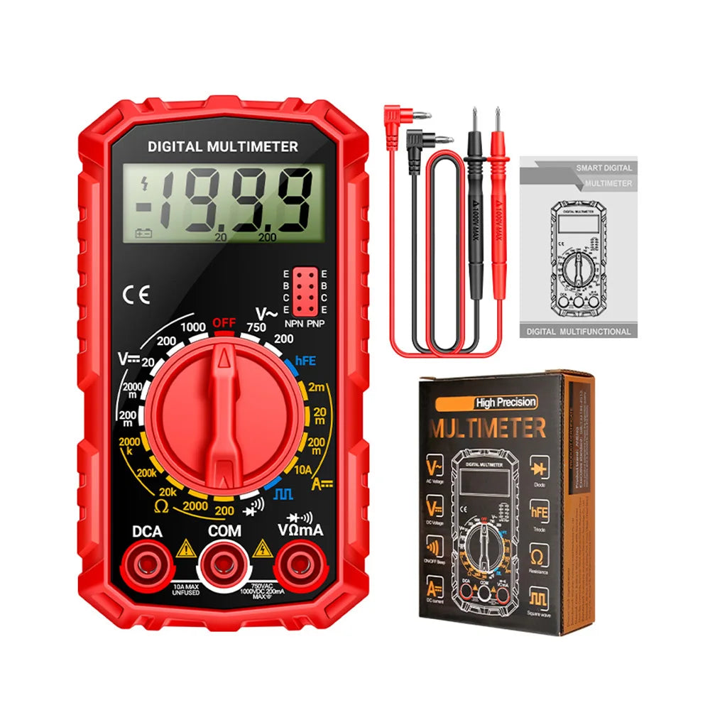 Digital Multimeter Voltage Tester Voltmeter SZ06 SZ308 TRMS 2000 Counts Auto-Ranging Ohm Volt Amp Meter Measuring AC/DC Voltage