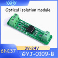 1PCS GYJ-0109-B Opto-isolation module 6N137 high-speed optocoupler isolation signal isolation strong push-pull output