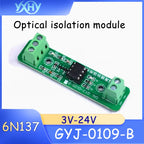 1PCS GYJ-0109-B Opto-isolation module 6N137 high-speed optocoupler isolation signal isolation strong push-pull output