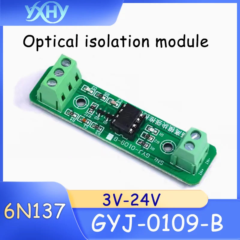 1PCS GYJ-0109-B Opto-isolation module 6N137 high-speed optocoupler isolation signal isolation strong push-pull output