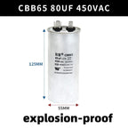 CBB65 450V Motor Capacitor Air Conditioner Compressor Start Capacitor 5uF 6uF 20uF 25uF 30uF 35uF 40uF 45uF 50uF 60uF 70uF