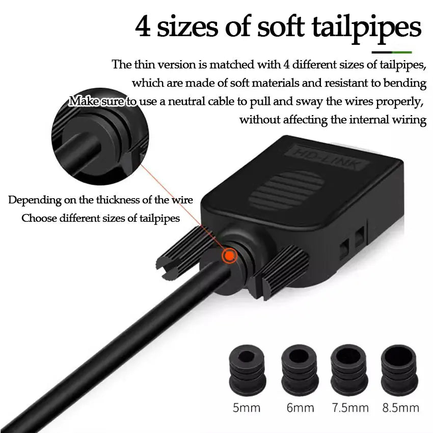 1/3/5PCS DB9 RS232 Connector D-SUB 9 Pin Male Female Plug RS485 Breakout Terminals 21-24 AWG Wire Solderless Connectors