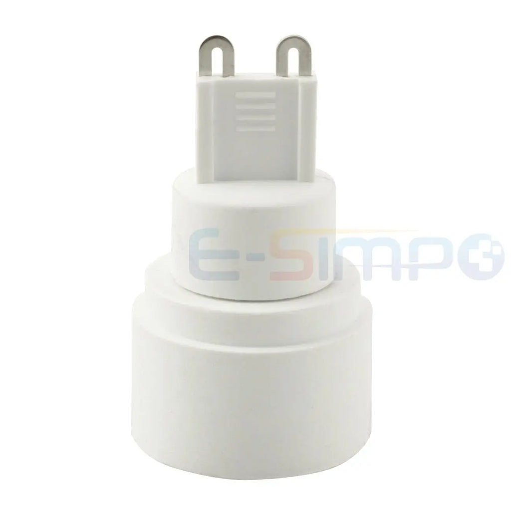 5PCS G9 to E14 CFL LED Halogen 2Pin Base to EU Standard Candelabra Chandelier Light Holder Socket Converter Adapter, CE ROHS
