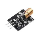 100PCS KY-008 Laser Sensor Module 650nm 5V Red Dot Laser Transmitter for Arduino UNO R3 Raspberry Pi DIY Electronics Projects