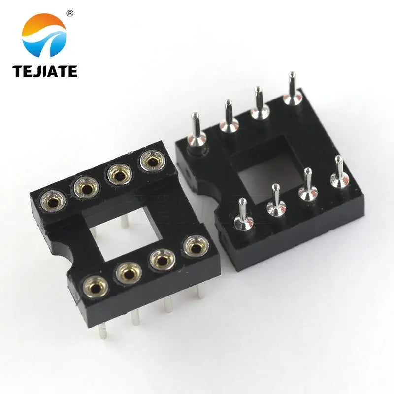 10PCS IC Sockets DIP6 DIP8 DIP14 DIP16 DIP18 DIP20 DIP24 DIP32 DIP28 DIP40 pins Connector DIP Socket 6 8 14 16 18 20 24 28 40Pin