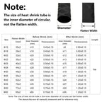 1pcs Anti-Slip Heat Shrink Tube 15mm ~ 60mm Handle Grip Repair Tool Protective Tubing Non Slip Insulation Sleeve for Fishing Rod
