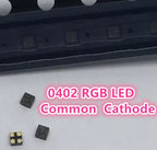Highlight 0402 RGB SMD LED, Common Anode/Common Cathode, Water-clear, 1010 Full Color Red-Green-Blue 0404 Lamp Beads