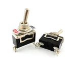6Pcs Heavy Duty Car Boat Rocker Toggle Switch 15A 250V 2 3 Pin 2 3 Gang SPST ON/OFF Rocker Switches with Boot Spst Rocker Switch