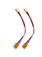 2Pcs 14awg 15cm/30cm XT60 Female Plug to XT30 Male Connector Adapter Charge Cable for ISDT Style Chargers
