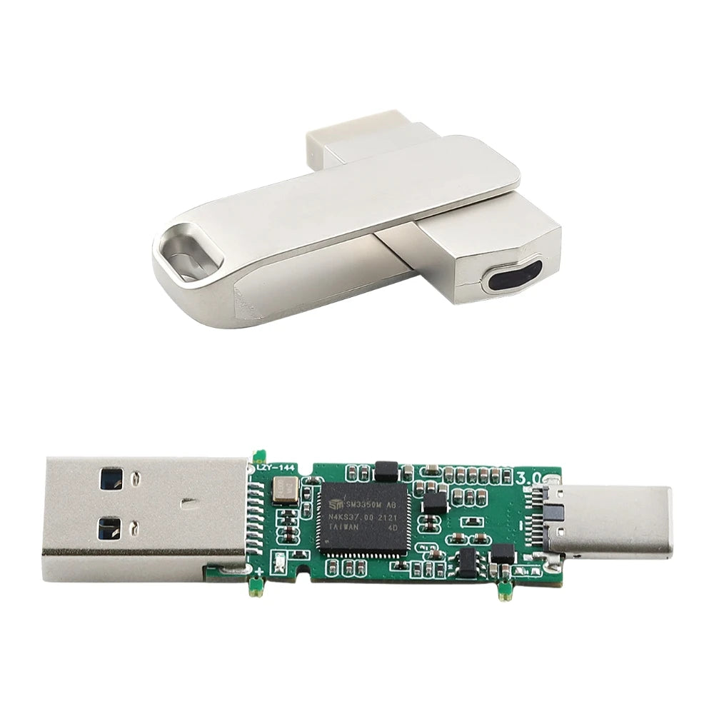 SM3350 USB Main Control Board Module UFS BGA153 USB3.1 Type-C Dual Interface Flash Drive Storage Module DIY Soldering Project