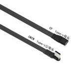 5CM 10CM 30CM USB 2.0 Type-C Flat Cable Extension FPC Cable USB 2.0 USB-C 90° Up/Down Angled Plug 5CM-1M