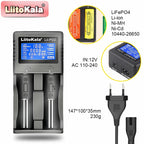 Liitokala Lii-PD4 Lii-PD2 18650 Battery Charger for 1.2V 3.7V NiMH 26650 21700 18350 18500 14500 AA AAA LiFePO4 Batteries