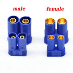 5 Pairs EC2/3 EC5 EC8 connector kit male and female Bullet Gold Plated Banana Plug Be used for RC Model Airplane Connector parts