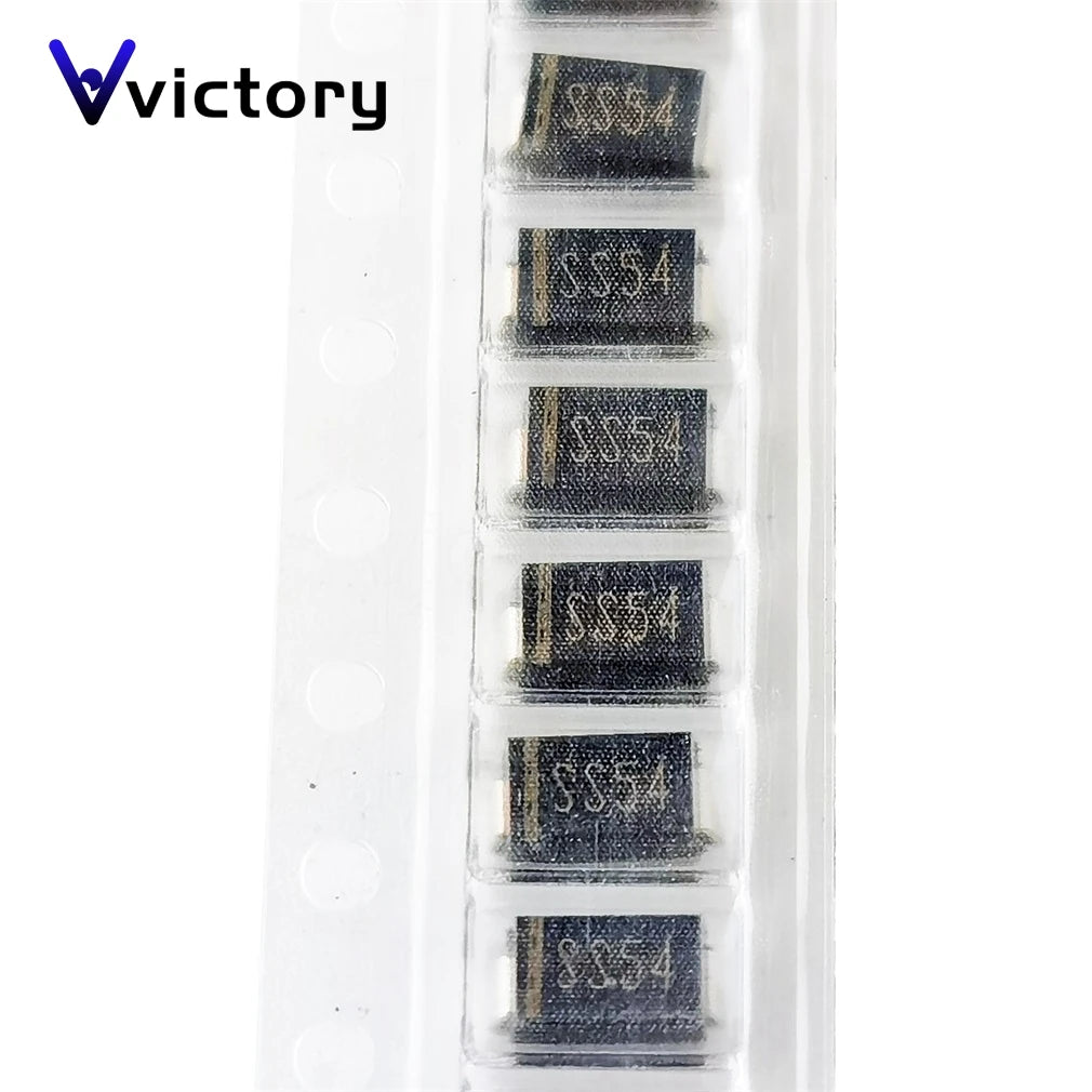100PCS NEW SMD Schottky Diode SS54 SK54 SR540 1N5824 IN5824 SMA SMB SMC 5A 40V DO-241