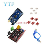Mega 2560 R3 1pc RAMPS 1.4 control panel 5pcs DRV8825 or A4988 Stepper Motor Drive 3D Printer Parts