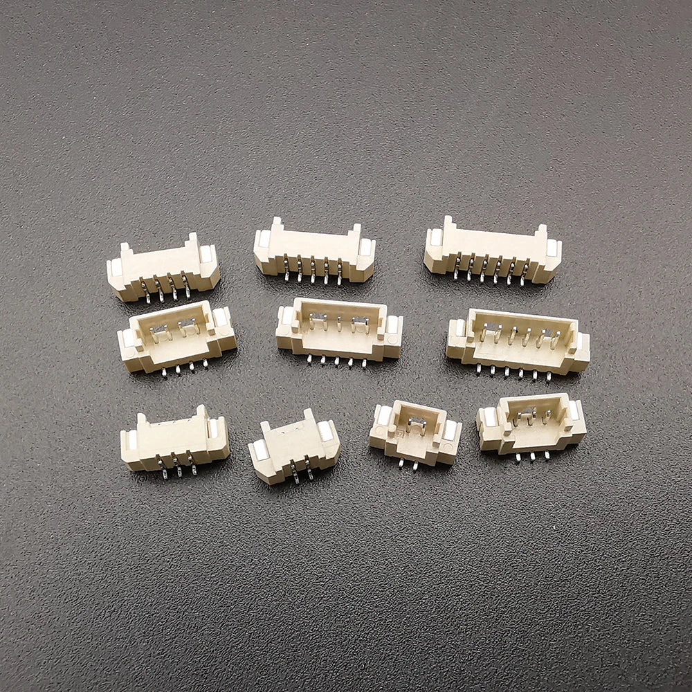 10Pcs SH 1.0mm/JST 1.25mm/ZH 1.5mm/PH 2.0mm/XH2.54mm 2P 3P 4P 5P 6P Horizontal Vertical Male Socket Housing Pin Header Connector