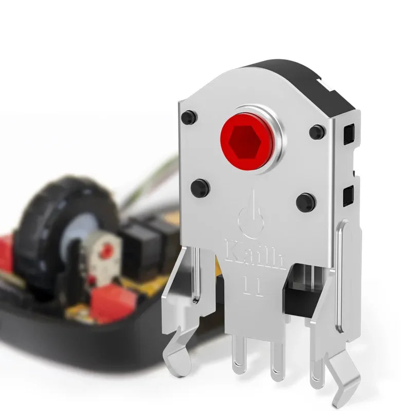 Kailh 5/7/8/9/10/11mm Rotary Mouse Scroll Wheel Encoder 1.74 mm hole 20-40g force for PC Mouse alps encoder