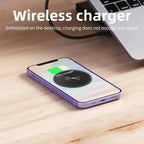 Embedded 15W Wireless Charger Fast Inductive Charging Base Desktop For iPhone 16 15 14 13 12 Samsung S24 S23 Huawei Xiaomi Phone