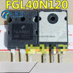 10PCS FGL40N120 G60N100 FGH40N60 H40T120 K40T120/1202 40T120FDS 40G120HD FGH40T120SMD 40N120FL IGBT Tube Original Disassembled