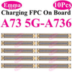 10Pcs USB Charger Charging Port FPC Connector For Samsung Galaxy A12 A22 A32 A52 A72 A02 A03 A13 A23 A33 A53 A73 Plug On Board