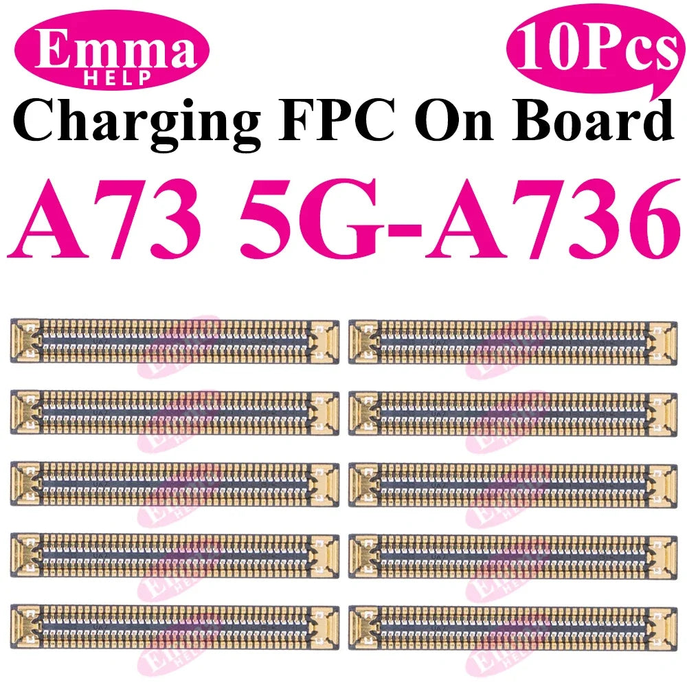 10Pcs USB Charger Charging Port FPC Connector For Samsung Galaxy A12 A22 A32 A52 A72 A02 A03 A13 A23 A33 A53 A73 Plug On Board