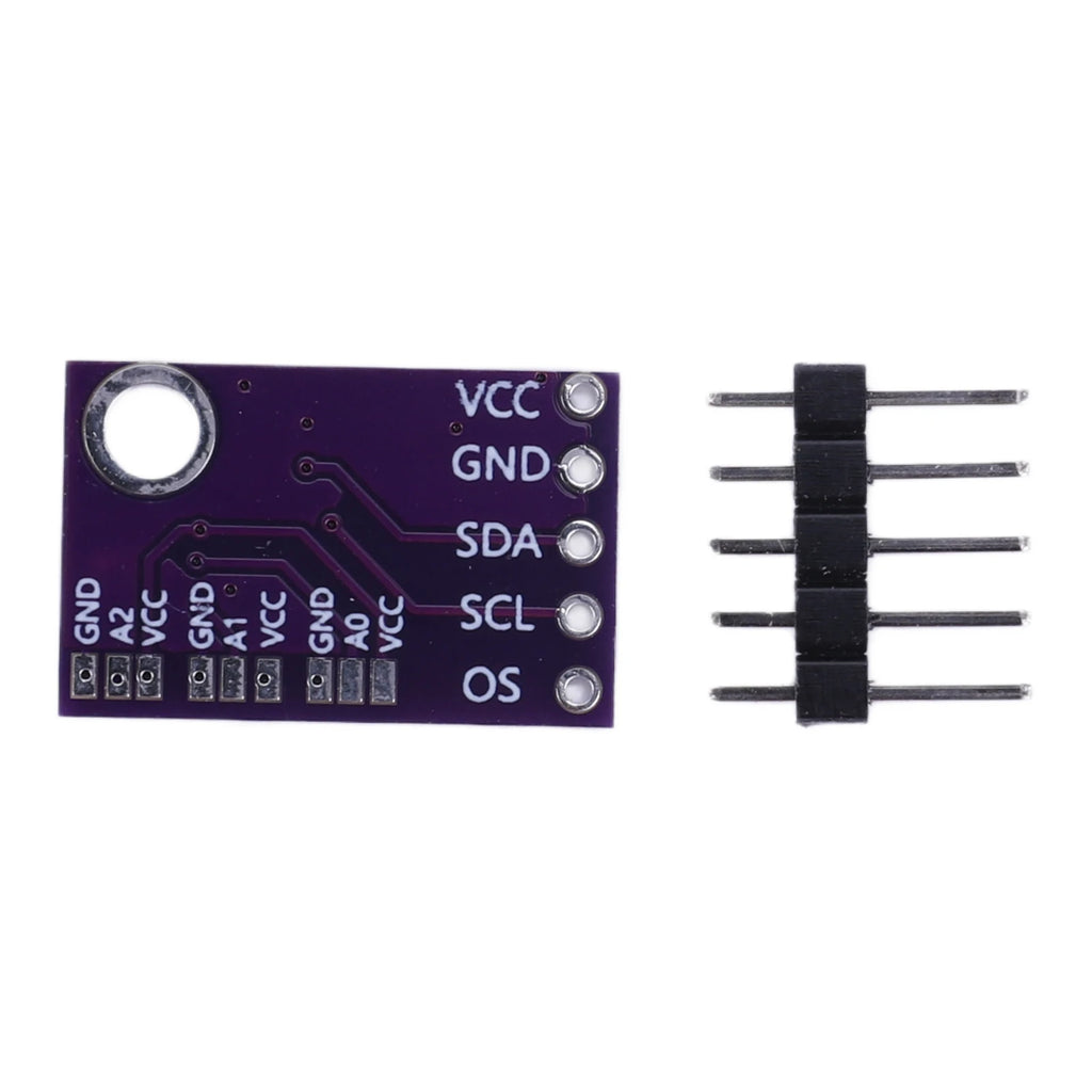 LM75 LM75A Temperature Sensor Module LM75BD High Precision Development Board DIY Projects/Smart Home/Industrial Control