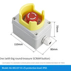 NEW high-quality Switch with arrow button control box self start button water tank electrical industrial emergency stop switch