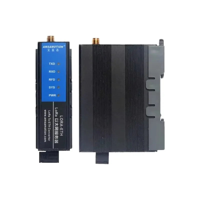 LORA to Ethernet Module LORA-ETH Wireless Remote IO Converter Transmission Signal Data Acquisition Transceiver 3m 10m Antenna