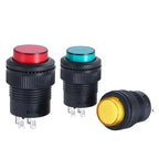 5/20PCS Self-locking 16MM Latching/Momentary Push Button Switch with 5Color LED Lighting 4Pin R16-503/AD R16-503/BD
