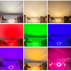 10 Pieces LED 3W 5V USB Light Board SMD 5730 Chip Red Green Warm White Yellow Purple Round Changing Light Source With 20 Cm Cabl
