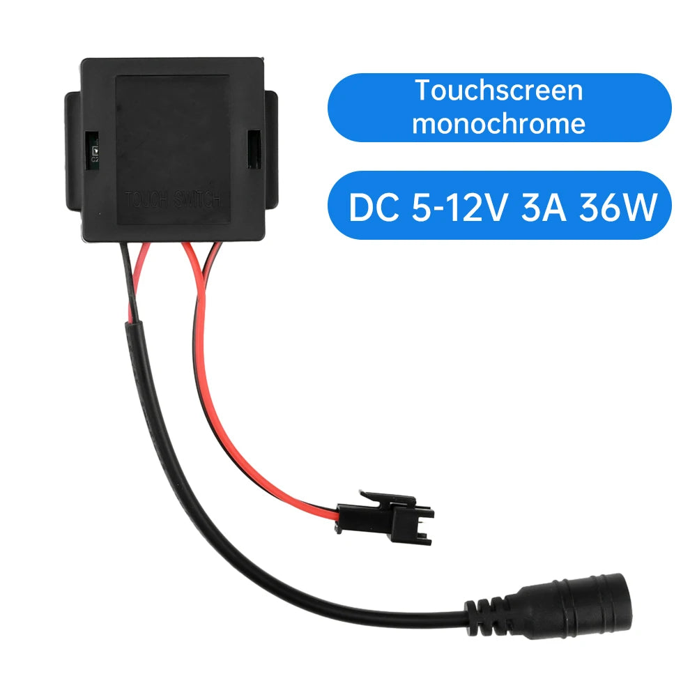 DC 5-12V 3A 36W Intelligent Touch Switch Touch Sensor Switch For Led Light Mirror Headlight For Smart Home Bathroom Light Switch