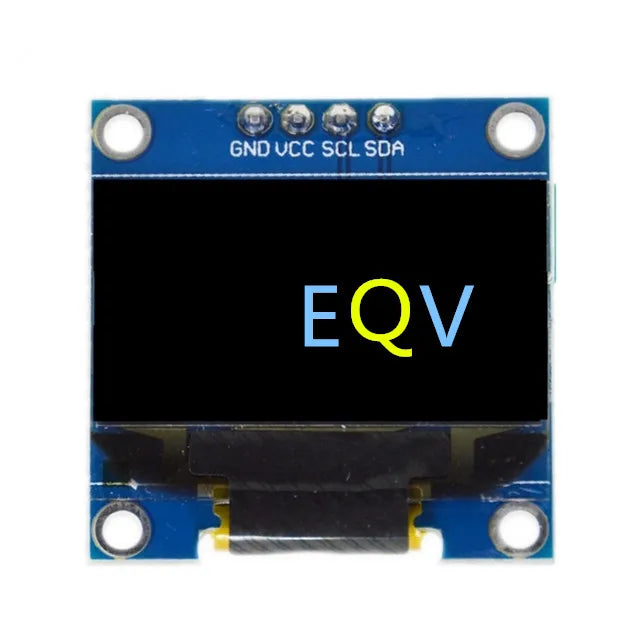 0.96 inch OLED IIC Serial White Display Module 128X64 I2C SSD1306 12864 LCD Screen Board GND VCC SCL SDA 0.96" for Arduino Black