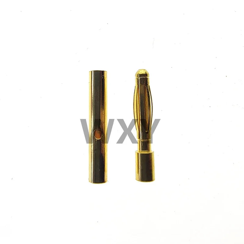 5/10Pairs 2MM 3MM 3.5MM 4MM 5mm 5.5mm 6mm 8mm Gold Plated Male Female Bullet Banana Plug Connector For ESC Battery Motor