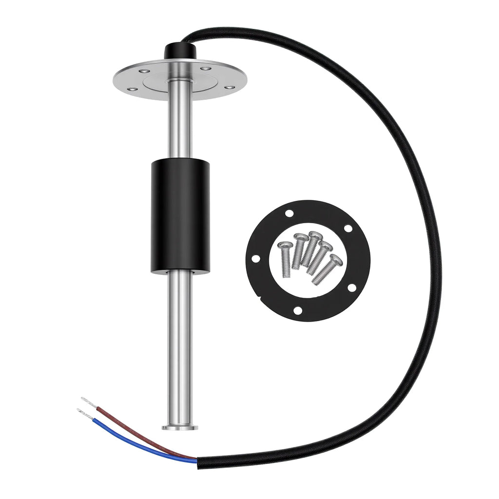 150mm 200mm 400mm 600mm Fuel Level Sensor Stainless Steel 0-190 ohm Oil Tank Level Indicator Universal for Boat Car Fuel Meter