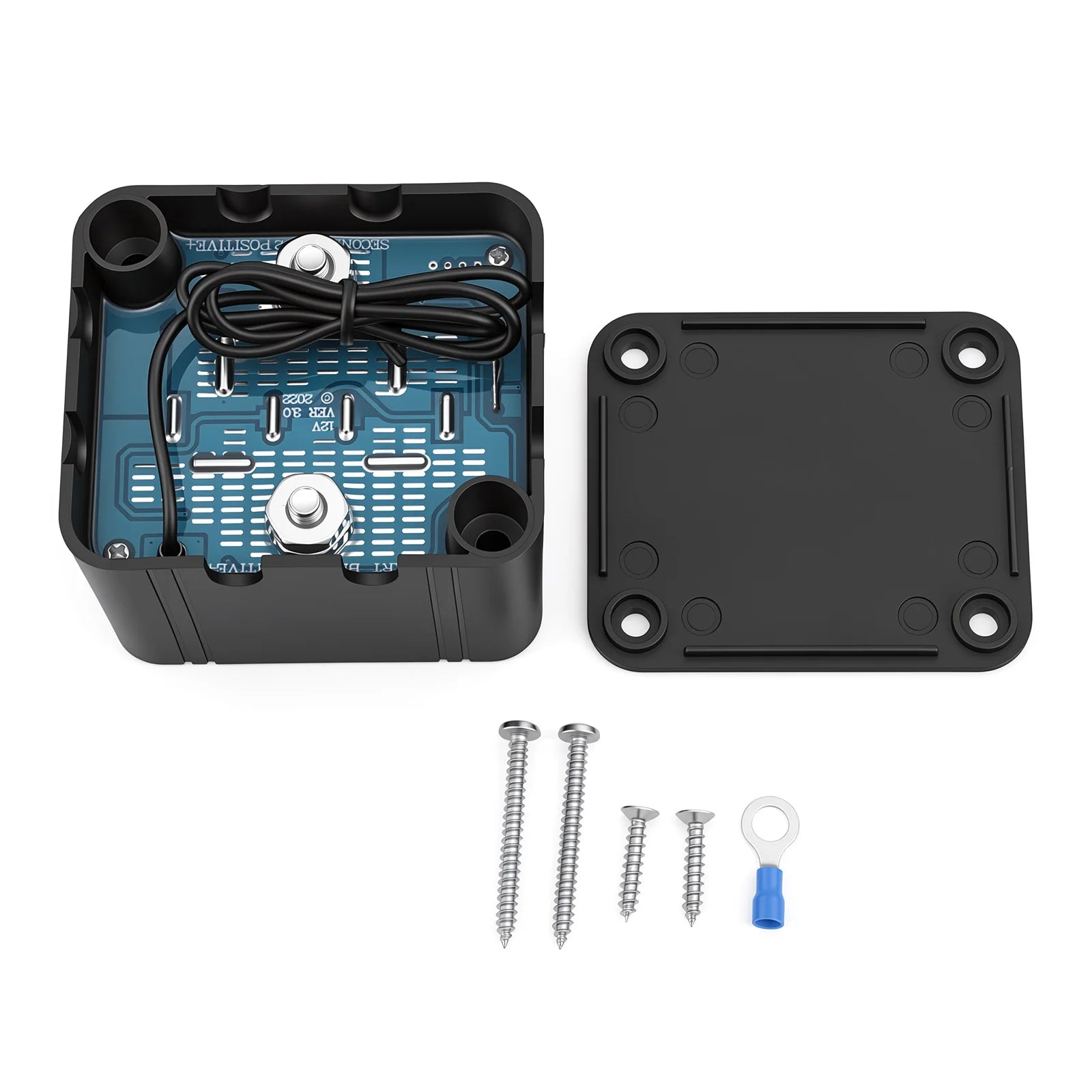 Dual Battery Smart Isolator 12V 140A Car Split VSR Charge Voltage Setting Sensitive Relay For Off-Road Camper Yacht ATV UTV Boat