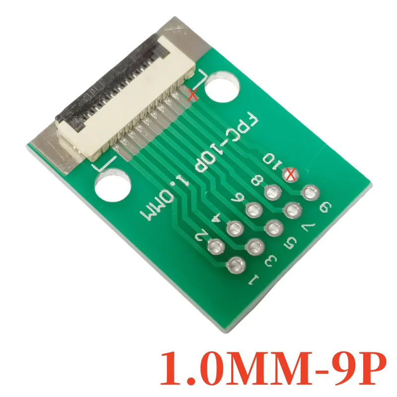 FPC FFC Flexible Cable Adapter Board 1.0mm Pitch Connector SMT to 2.54mm 4/5/6/7/8/9/10/12/14/15/16/18/20/22/24/26/28/30/32/40P