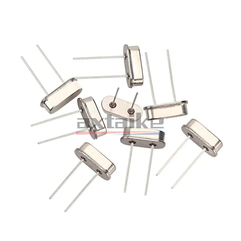 10PCS 4.000 6 8 10 11.0592 12 13.56 16 18.432 22.1184 24 25 27 30 32 MHZ HC-49S 2Pin Quartz Crystal Resonator Passive Oscillator