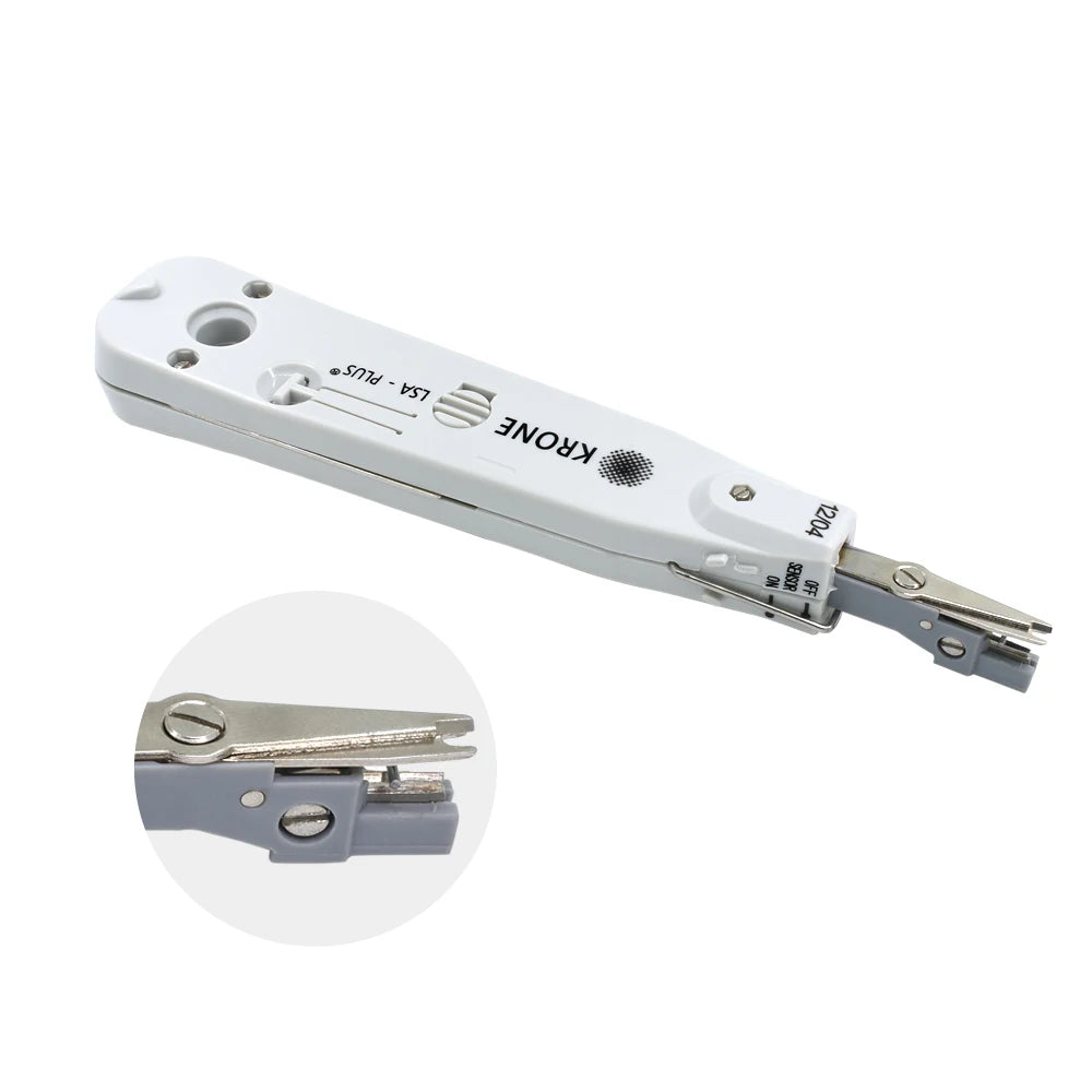 TISHRIC  Krone RJ45 Crimper Lsa-plus Network Kit  KD-1 Adjustable Networking Cable Tester For Telecom Phone Wire RJ11 Ethernet
